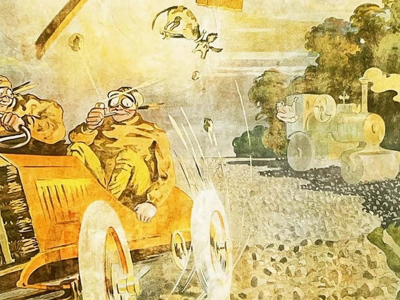 1878-Ernest Montaut - Continental. Hai letto il cartello. Pfft. Chi se ne frega. Con le nostre Continental, possiamo andare ovunque